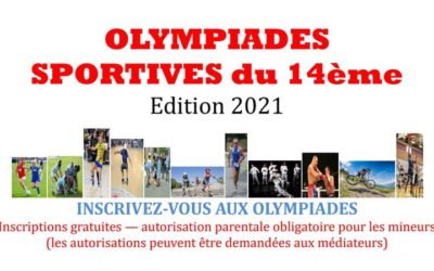 Olympiades sportives du 14ème